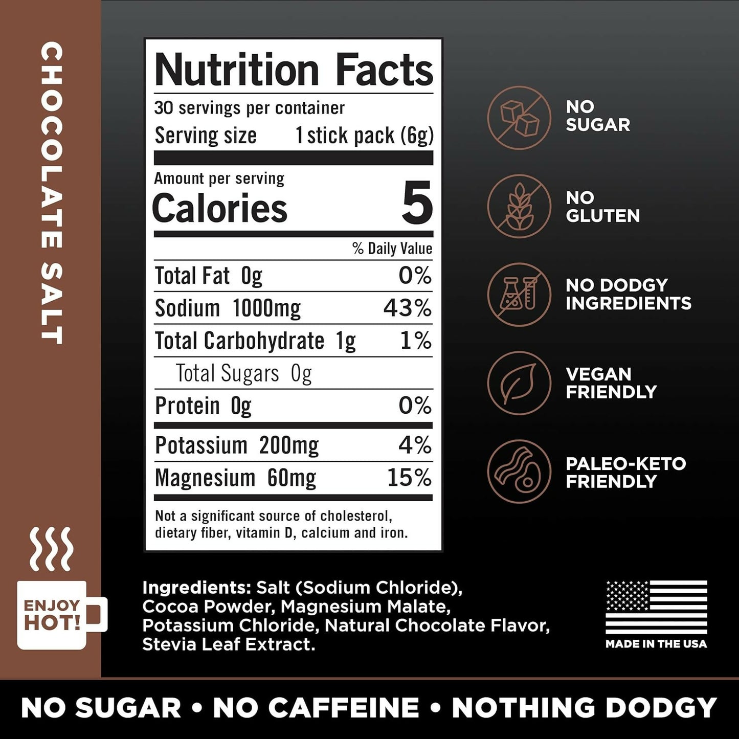 LMNT Recharge Electrolytes - Chocolate Salt