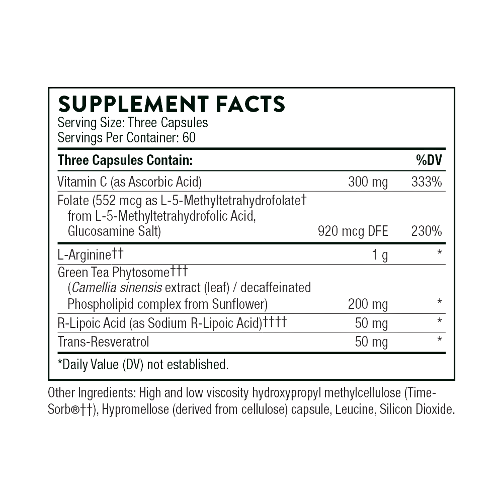Thorne L-Arginine Plus (Perfusia Plus) 180's