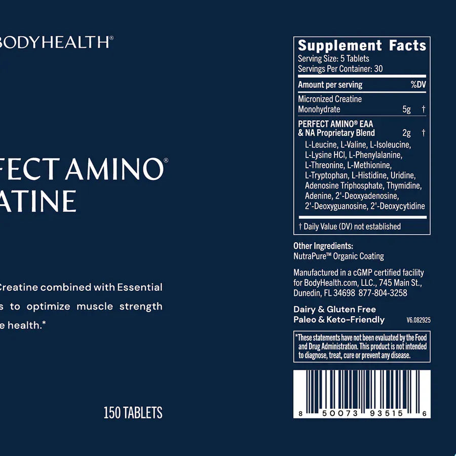 BodyHealth Perfect Amino Creatine (Tablets) Bonasana Health