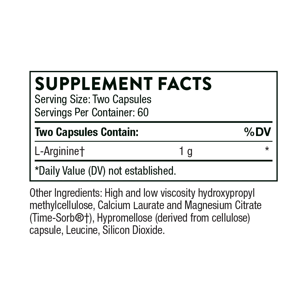 Thorne L- Arginine (Perfusia SR) 120's