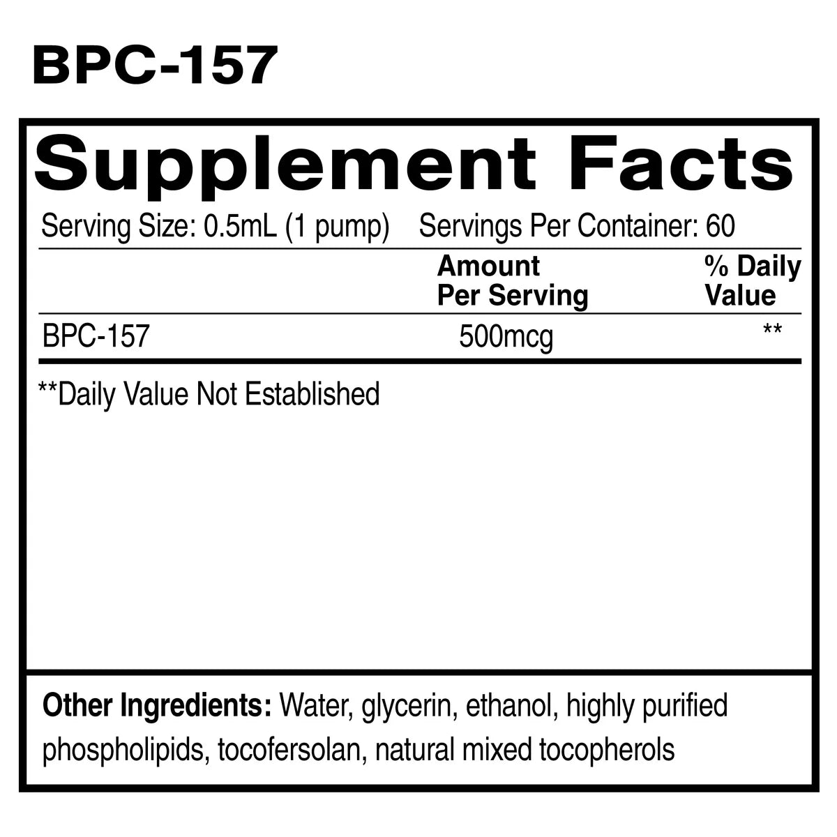 Quicksilver Scientific Oral Liposomal BPC-157 Bonasana Health