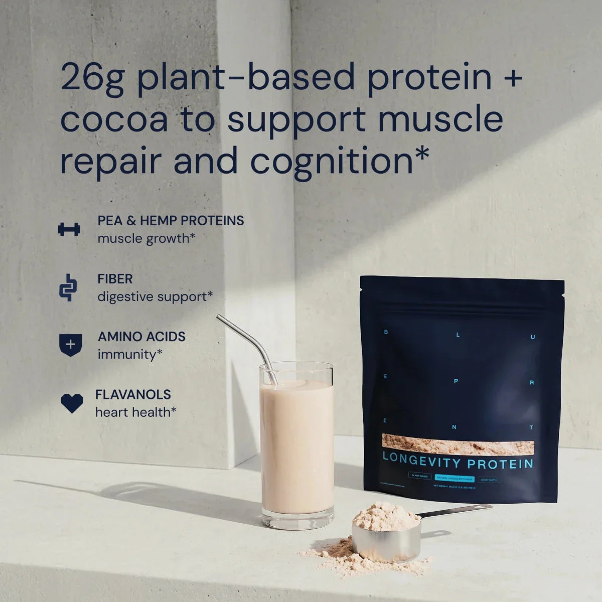 Blueprint Longevity Protein - Chocolate