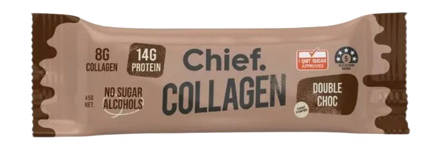 Chief. Collagen Bar Double Choc 45g