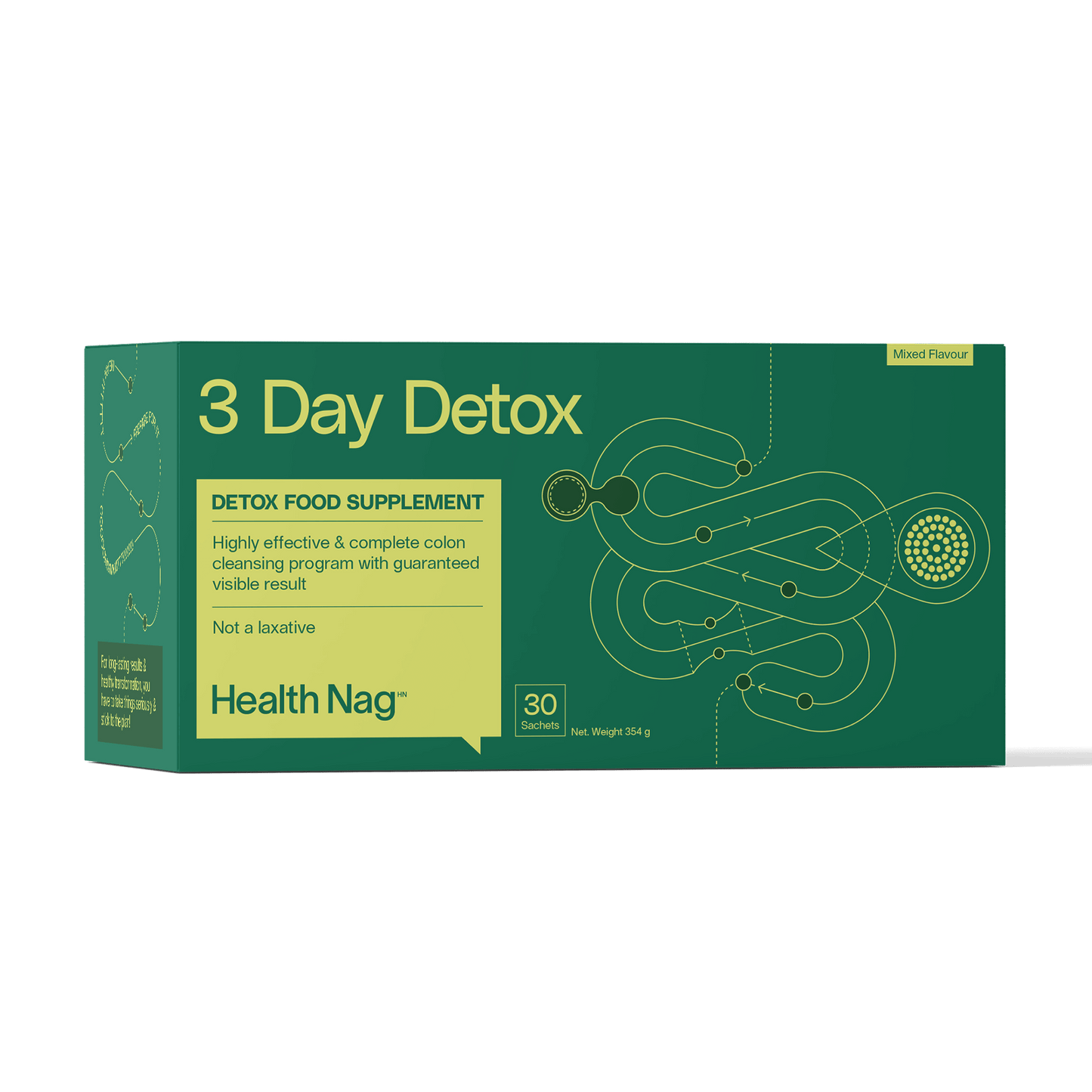 3 Day Detox Mixed Flavour (apple, peach & passion fruit)