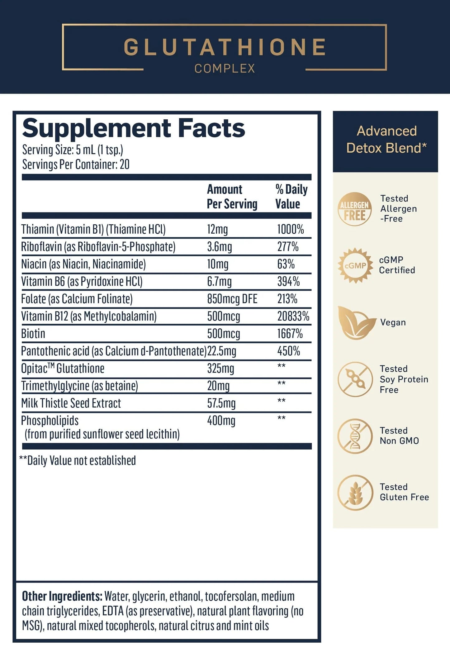 Quicksilver Scientific Liposomal Glutathione Complex