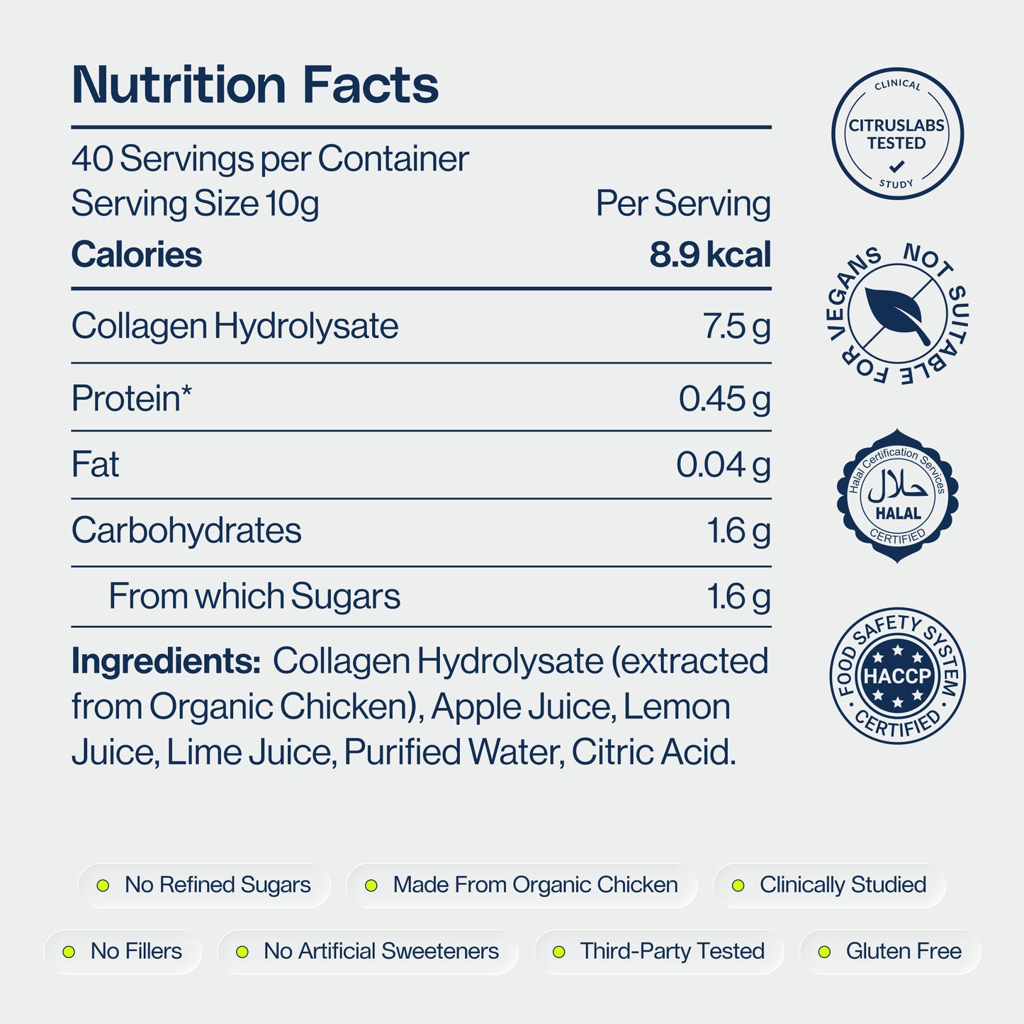 Bioactive Collagen Jelly Key Lime