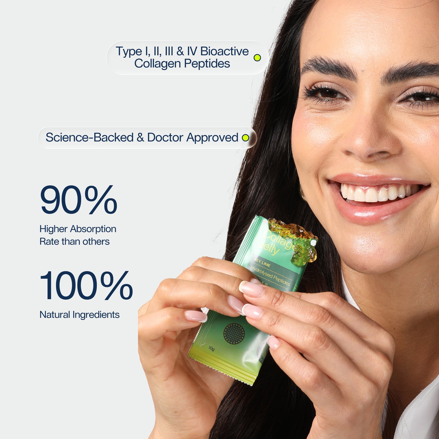 Bioactive Collagen Jelly Sachets – Key Lime