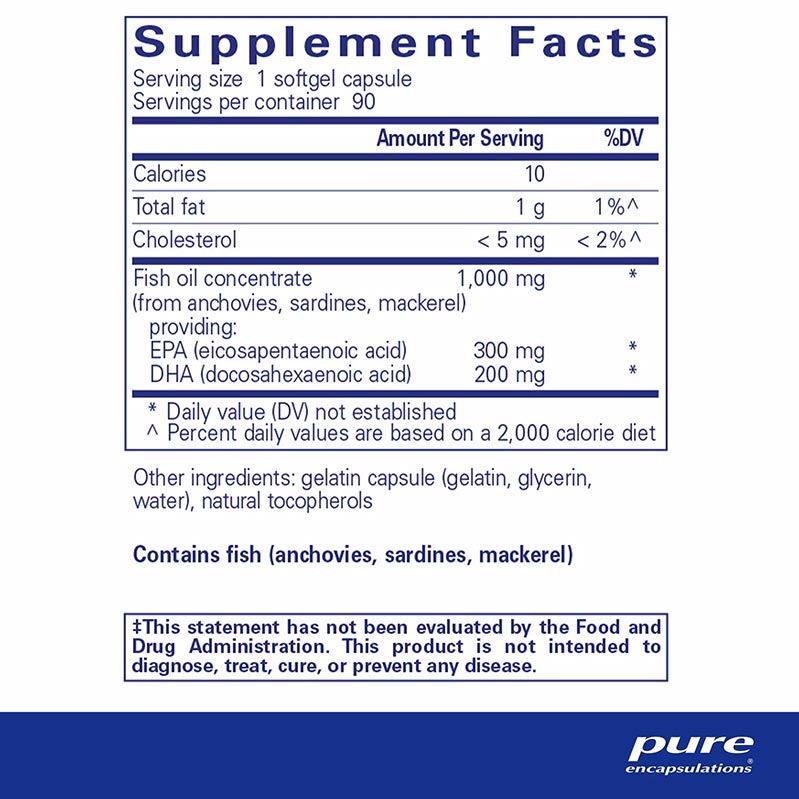 PURE EPA/DHA Essentials 90's