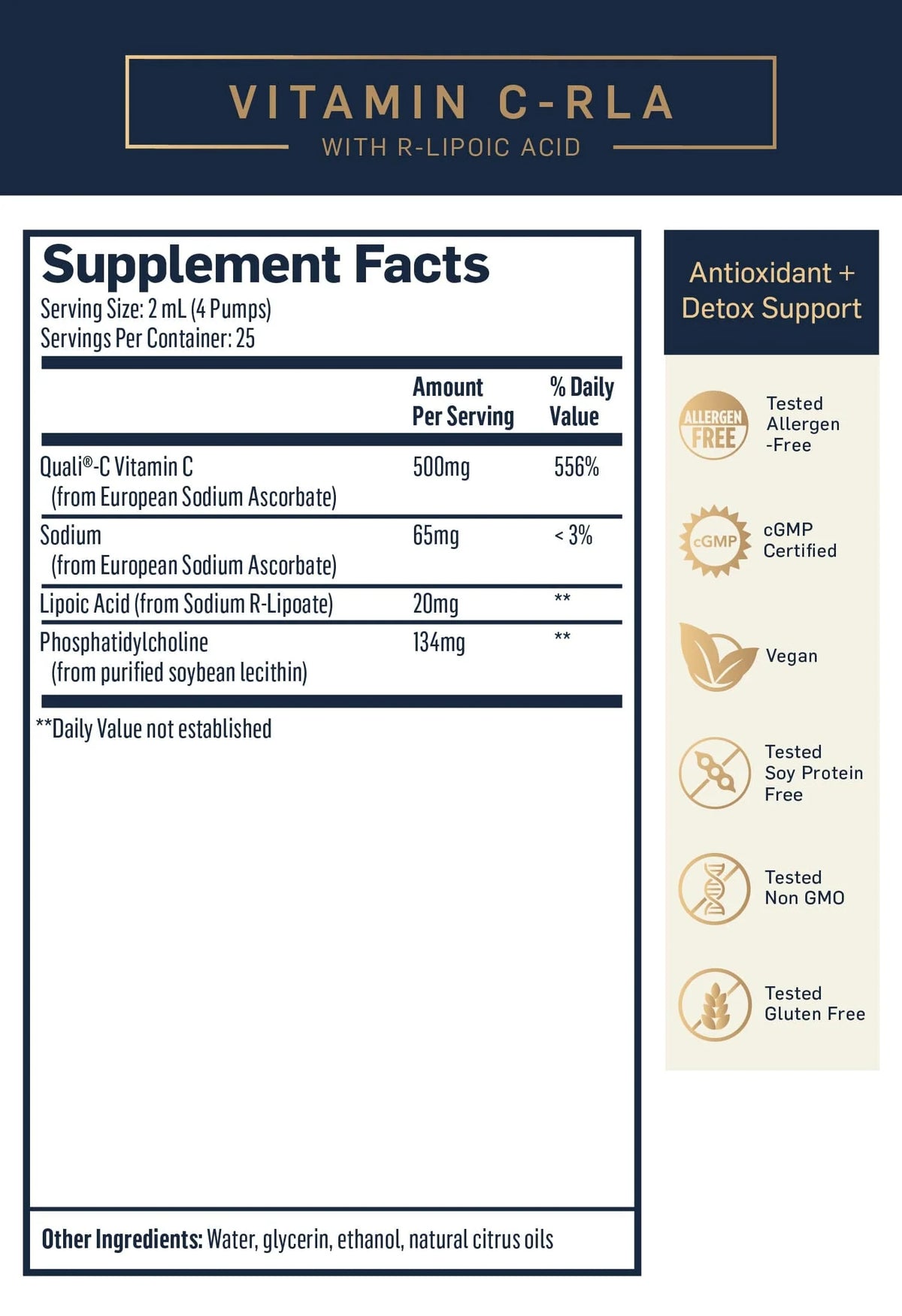 Quicksilver Scientific Vitamin C with RLA Bonasana Health