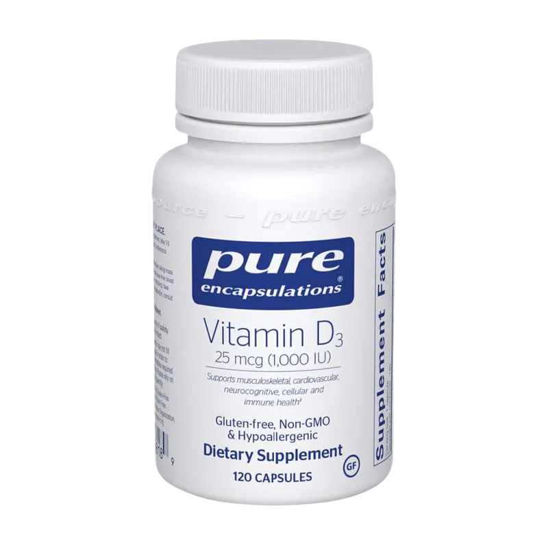 PURE Vitamin D3 1,000 i.u. 120's
