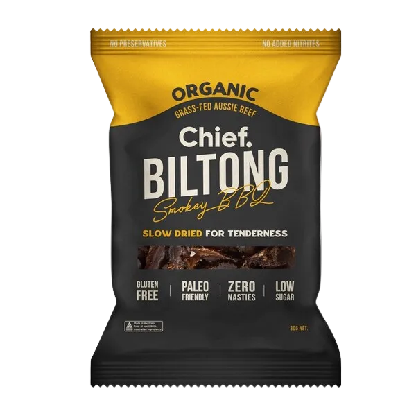 Chief. Smokey BBQ Biltong 30g